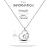 925 Sterling Silver Luminous Firefly Heart Shaped Zircon Pendant Necklace For Women Fashion Anniversary Birthday Jewelry Gifts