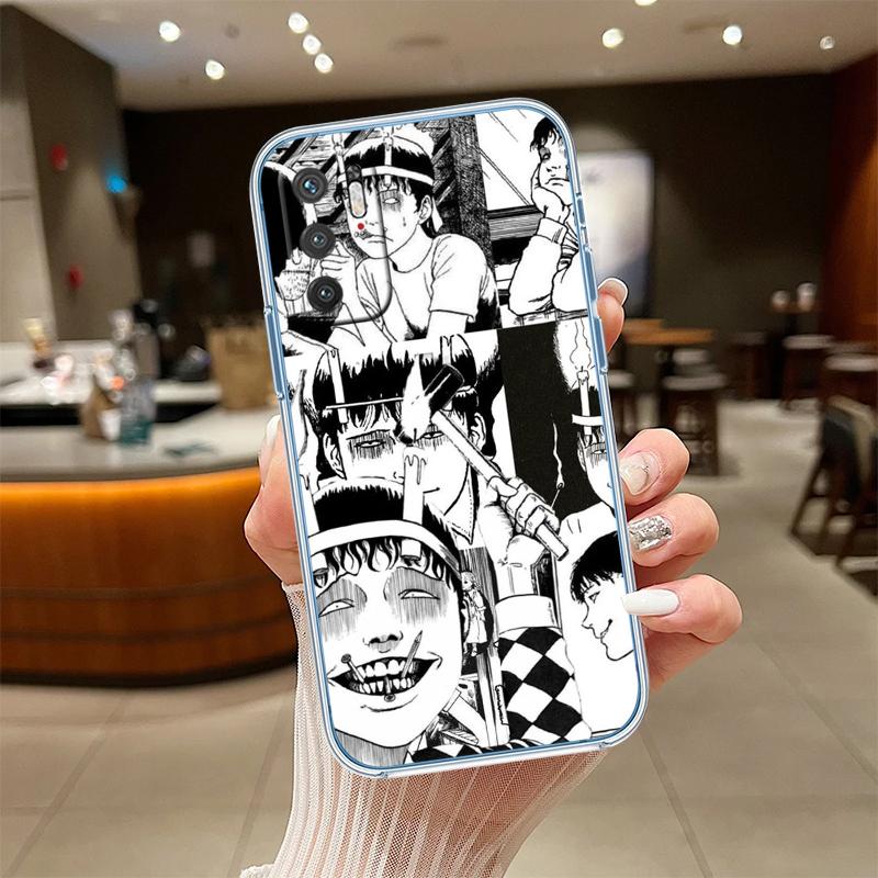 NH35 Junji Ito Tomie Transparent Phone Case for Motorola Moto Edge 20 30 40 50 S30 Fusion Ultra Pro Neo Lite + G200 G23