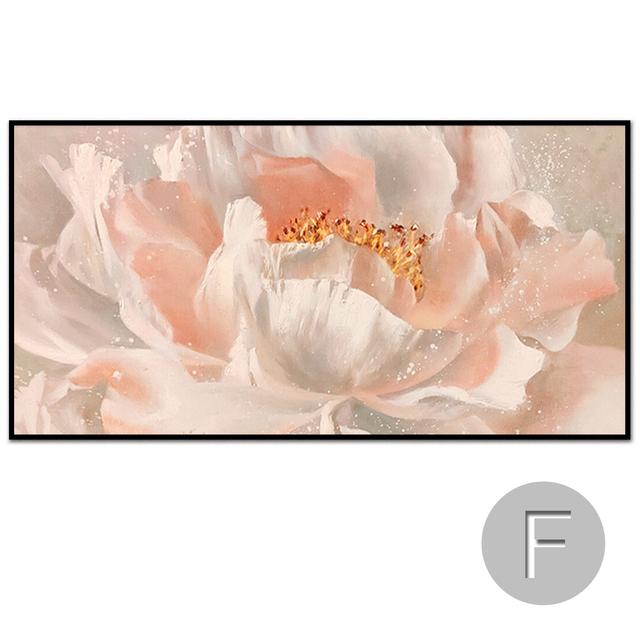 

Абстрактное европейское стильное цветочное полотно, постер, домашнее настенное искусство, подвесная живопись, принт, картина, декор для гостиной, фреска, Рождественский подарок 40cm×80cm NoFrame