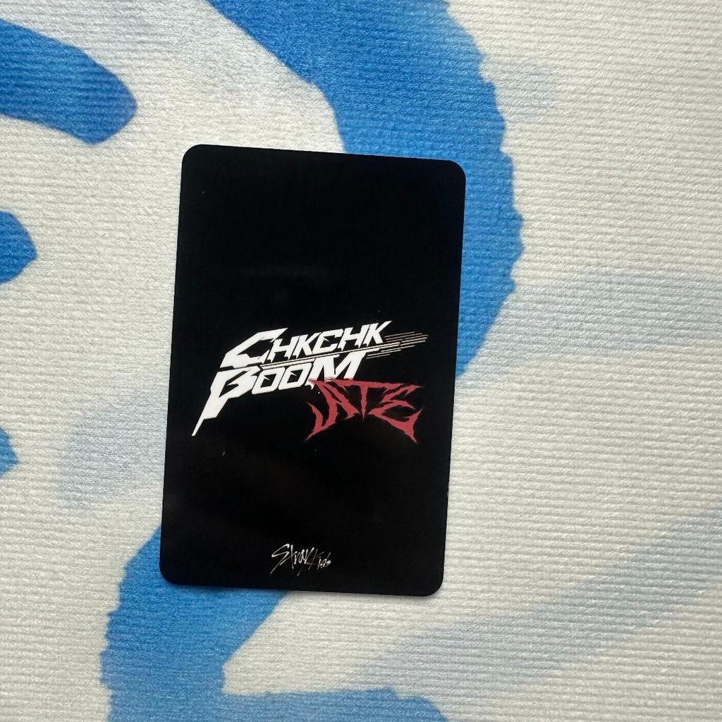 [USED] Straykids Chk Chk Boom Bang Chan Sanok Trading Card