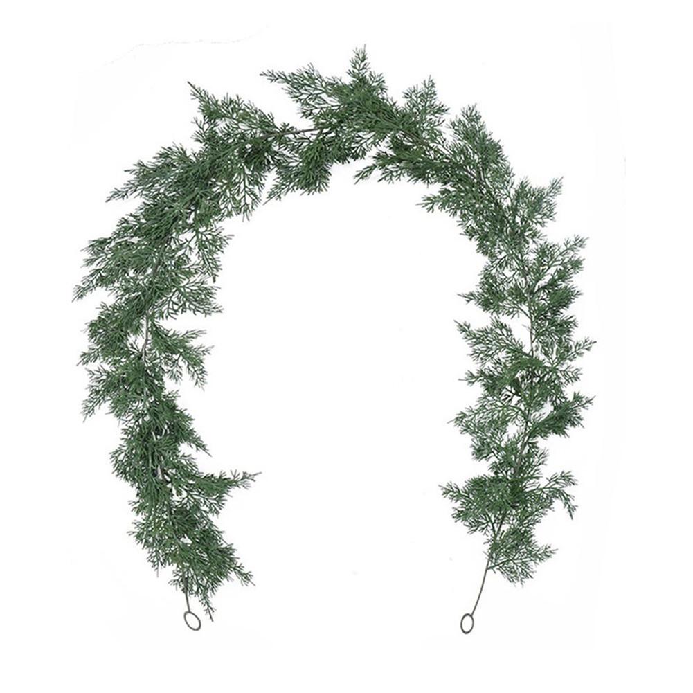 6ft Christmas Garland, Realistic Pine Garlands Christmas Decorations, Artificial Faux Greenery Garland For Mantle Indoor Home Xmas Holiday Decor