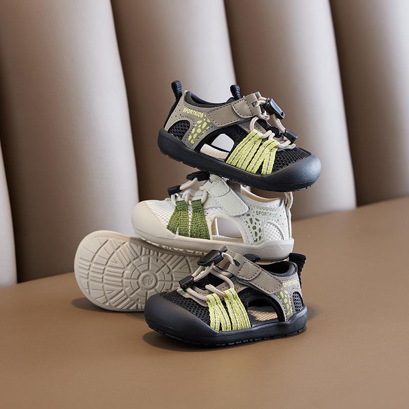 Summer Baby Sandals for Boys & Girls, 1-3 Years, Soft Sole, Non-slip, Breathable, Beach Shoes for Infants