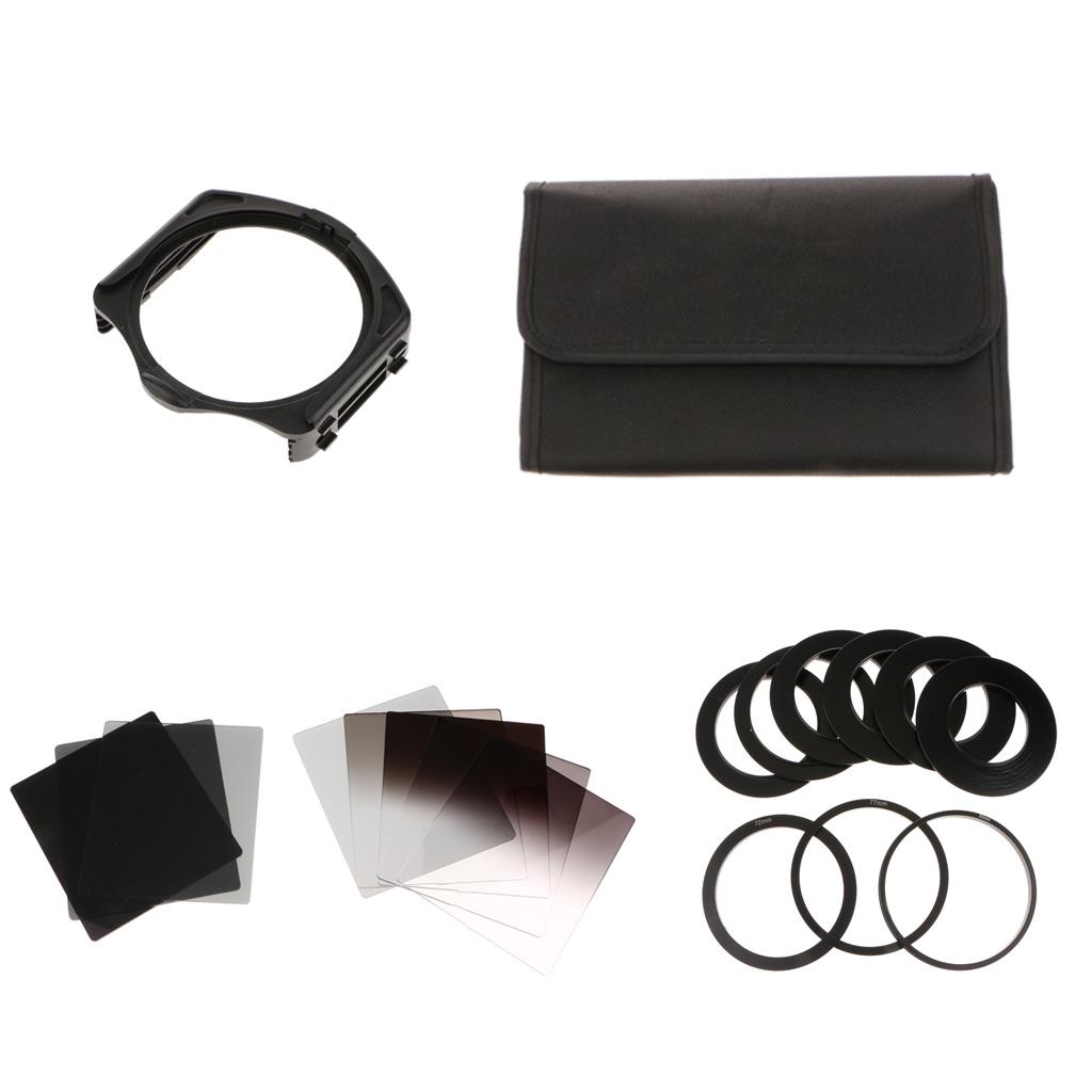 Holder Hood 58mm Ring Adapter 4 Pocket Pouch for Cokin P Full ND8 Filter Holder Hood 58mm Ring Adapter 4 Pocket Pouch for Cokin P Full ND8 Filter