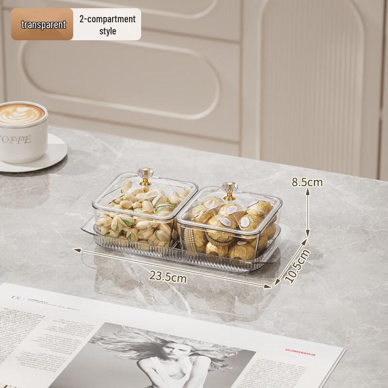 ZISIZ Diamond Style Fruit & Nut Serving Platter
