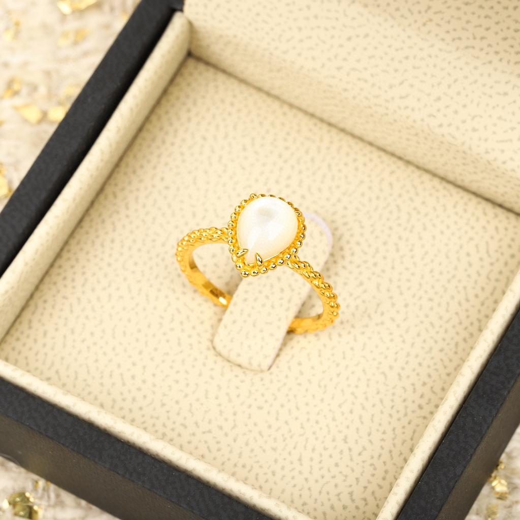 New Vintage Hot Brand Women's Ring Luxury Designer Jewelry For Women Fashion Pure 925 Sterling Silver Lady Water Drop Rings