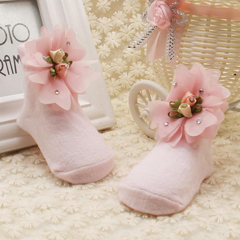Kleinkinder Säuglinge Baumwolle Knöchel Schleife Socken Baby Mädchen Prinzessin Bowknot Socke Schuhe