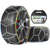 Snow Chains for Car Tires, 35s Quick Fit & Auto-Tightening, Universal Emergency Anti-Slip Tire Traction Chains for Cars, SUVs &