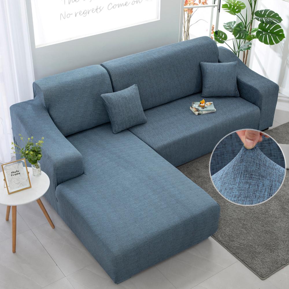 Sofa Seat Cover For Armchairs Removable Elastic Cushion Covers L Shape Chaise Longue Corner Sofa Buy 2 Pieces Sofa Covers