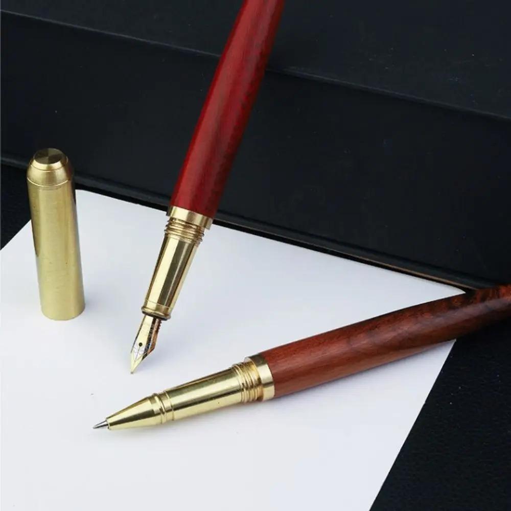 High-end Busines Wood Fountain Pen Smooth Writing Exquisite Calligraphy Fountain Pen