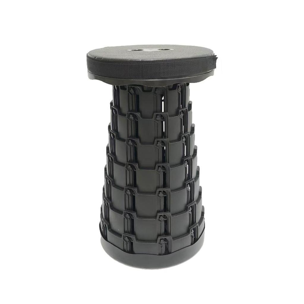 Adjustable Telescopic Portable Folding Stool for Outdoor Travel & Camping