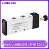 220V Pneumatický solenoidový ventil 4V410-15: 8mm Konektor, 2-polohový 5cestný řídicí ventil pro válec, 24V Směrový pneumatický ventil.