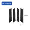 4PCS Real Carbon Fiber Car Inner Door Armrest Panel Decorative Sticker For Volkswagen Golf 7 2014-2019 Car Interior Accessories