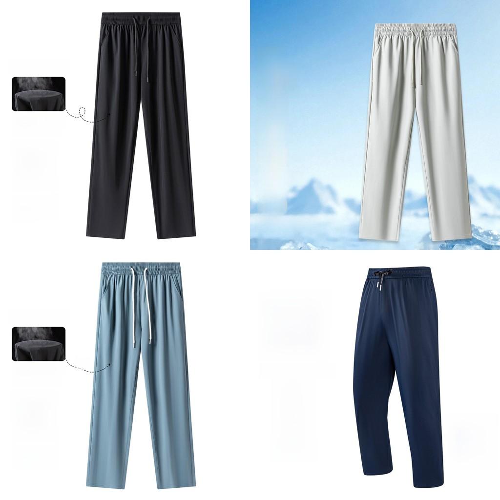Summer Breathable Nylon Mens Athletic Pants With High Elasticity For Casual Wear