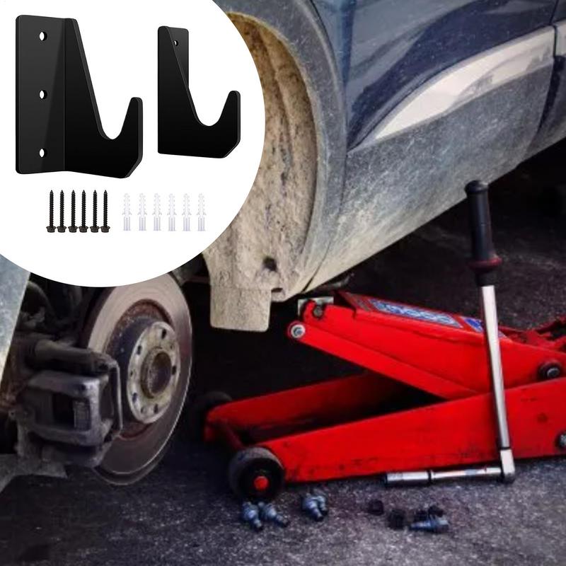 Floor Jack Mount Multi-Purpose Garage Storage Bracket Car Hydraulic Trolley Jack Stands Holder Wall Storage Rack Mount Brackets