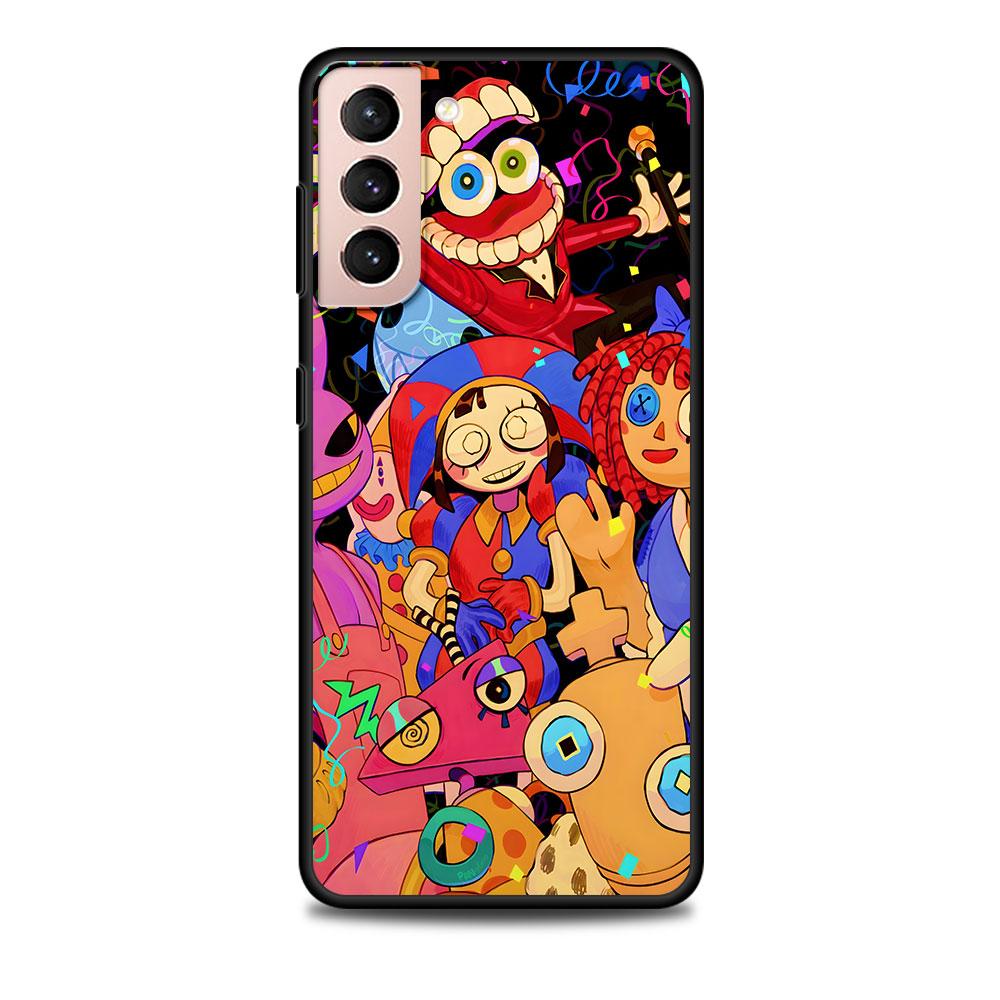 The Amazing Digital Circus Jax Case for Samsung Galaxy S23 S10e S10 S21 FE S22 S9 S24 Ultra S20 Plus Soft Black TPU Phone Cover
