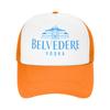 Belvedere Logo Youthful Style Baseball cap AntiAging Camping Denim Sports Cap