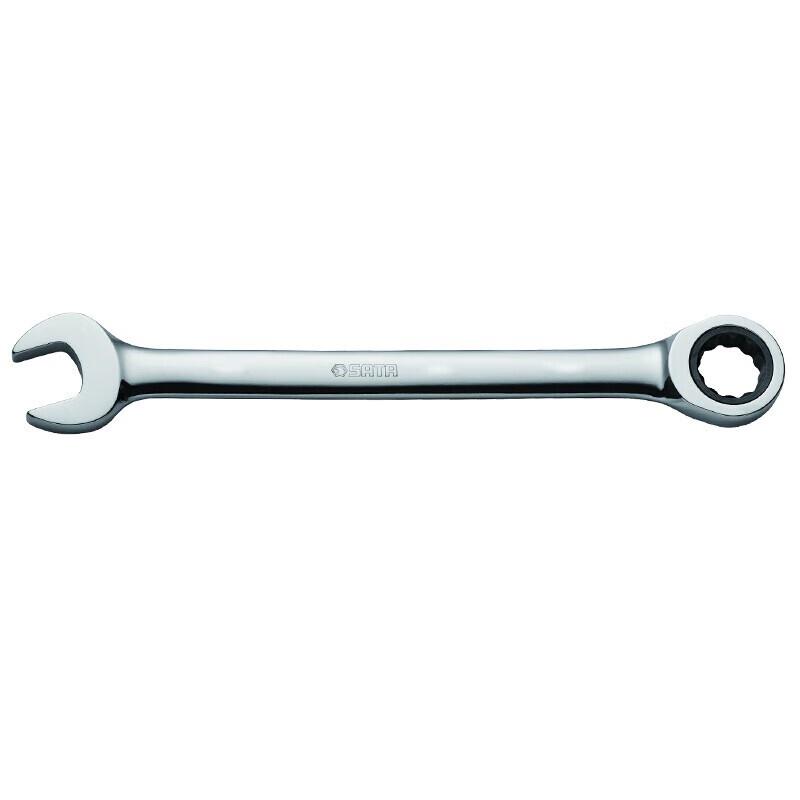 SATA Fully Polished Ratchet Combination Wrench