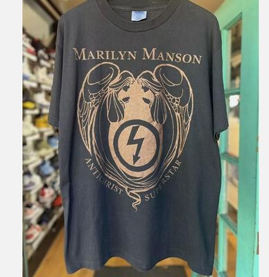 Marilyn Manson Antichrist Superstar Groupe de Rock T-shirt Noir Unisexe Réimpression
