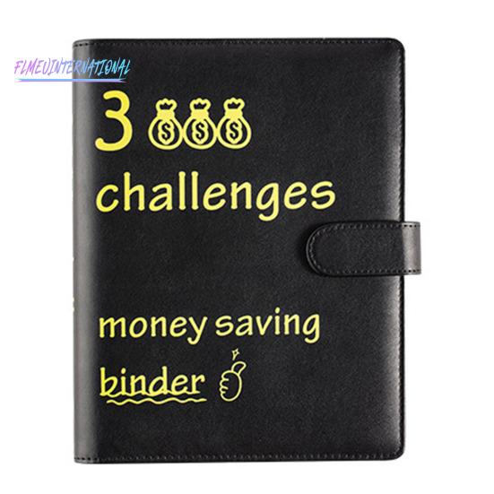 Money Saving Binder with 100 Envelopes A5 Budget Planner Book - Colorful Challenge Sheets Cash Envelopes, A5 Size Binder