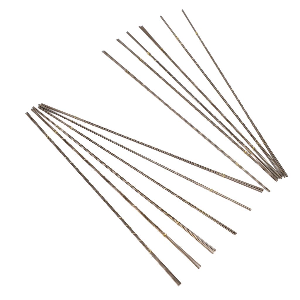 144 Pack 6/0 Jewelers Saw Blades High Hardness Scroll Saw Blades Assortment for Wood Metal Cutting