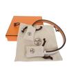 HERMES H069853CD01 cinturón blanco Epsom Mujer