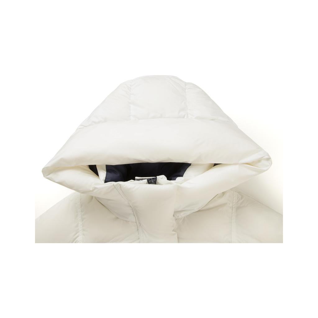 Li Ning Sports Lifestyle Series Hooded Logo Embroidered Down Jacket Women Outerwear AYMV510-1