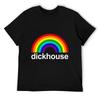T-shirt Dickhouse Grafica Maglietta Nera