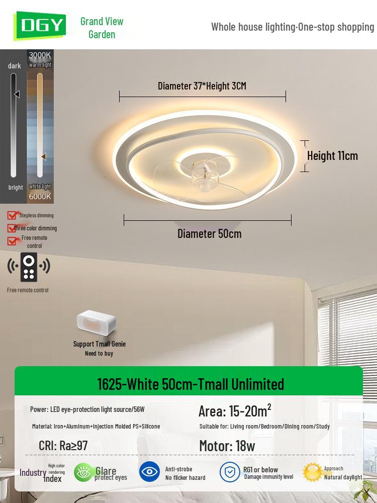 Cloud Lamp for Children's Room - Nordic Ceiling Fan Lamp