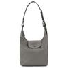 Le Pliage Xtra Adjustable Detachable Handle Leather Tote Shoulder Bag Medium Women Tote Dove-Grey 10286987P55