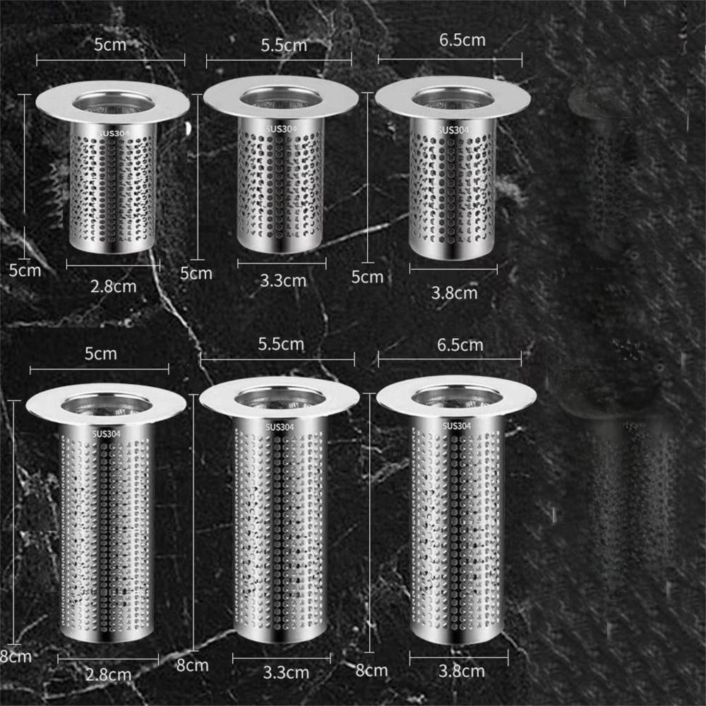 Anti-Clogging Floor Drain Filter Mesh Anti-Pest Food Hair Stopper  Kitchen Bathroom Toilet Tool