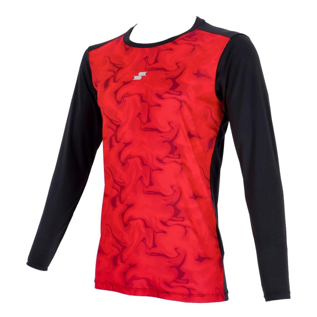 SSK Graphic Long Sleeve Low Neck Undershirt BUE241LL