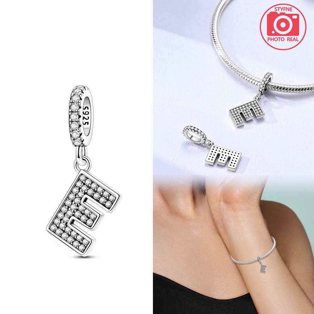 Sparkling Full Monogram Pendant Copper Colors For Charms Copper Colors Original Bracelet For Jewelry Making