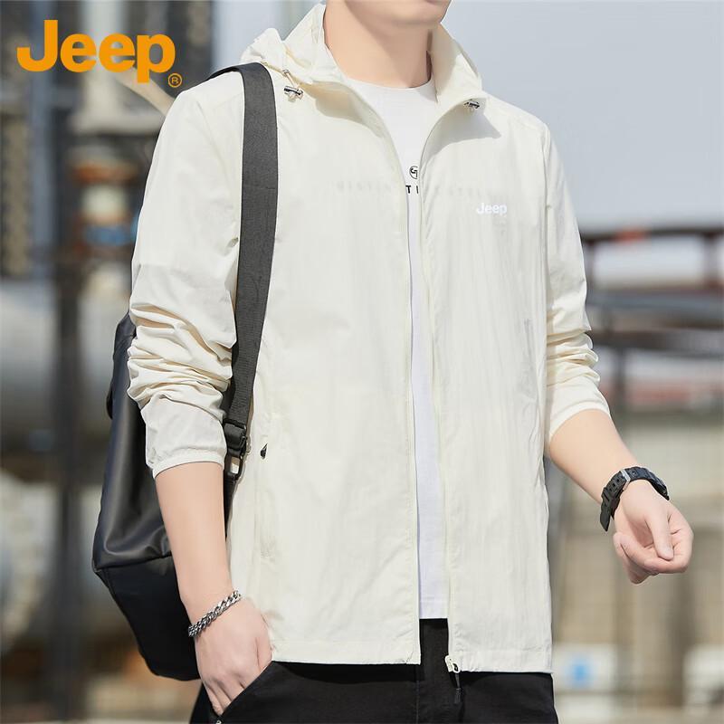 Jeep Men's Hooded Sun Protection Jacket