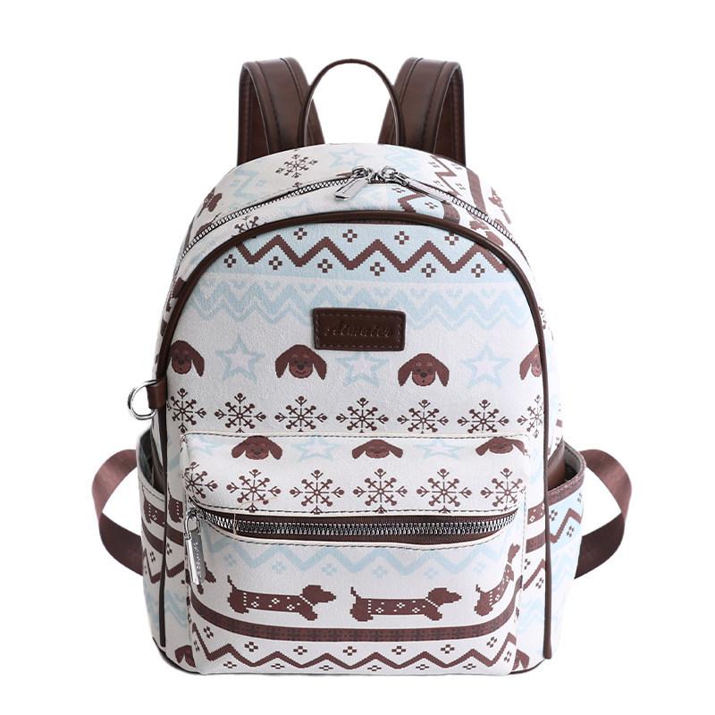 Schoolbag Fair Island style cartoon backpack 1011 new female large capacity college style student class computer bag schoolbag