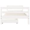 Children s Bed with Drawers White 90x190 cm Solid Pine Wood