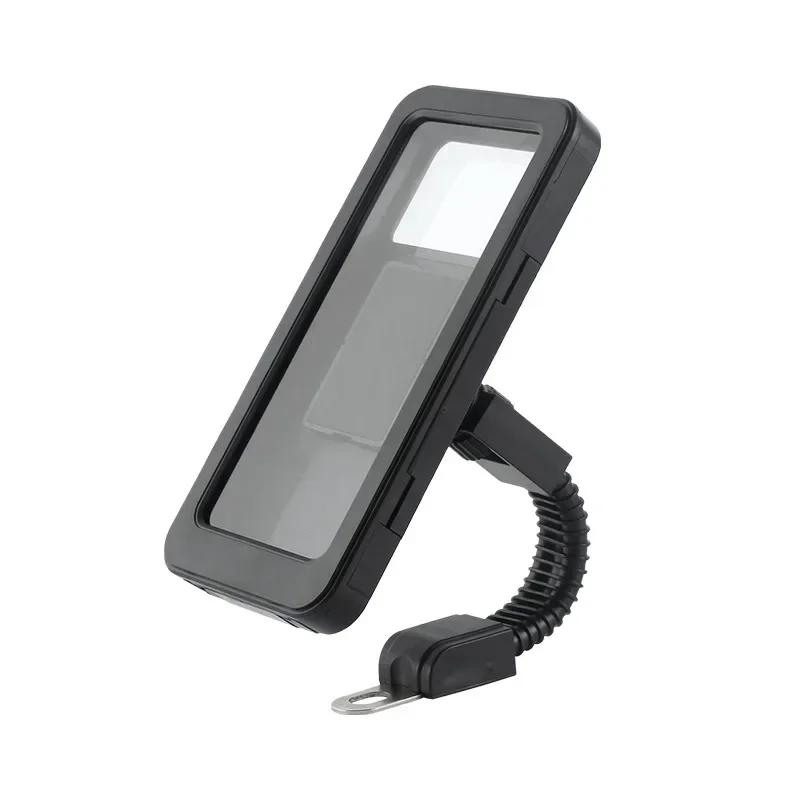 Vodotěsný držák mobilního telefonu na kolo na kolo Univerzální GPS na kolo otočný o 360° nastavitelný držák na mobil na motorku