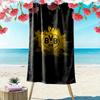 Borussia Print Beach Towel, Large Soft Quick Dry Towel for Beach Camping Swimming