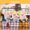 Small Adorable Cartoon Pig Plush Keychain Green Soft Toy For Handbags