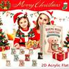 2026 Christmas Countdown Calendar, featuring 24 acrylic cartoon-style baking tool ornaments ,Holiday Gift for Christmas