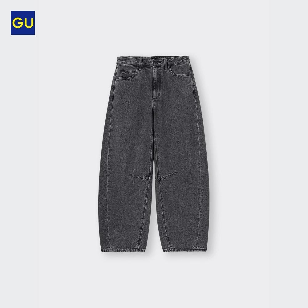 

Джинсы UNIQLO бочкообразного кроя 08 DARK GRAY/WOMEN L