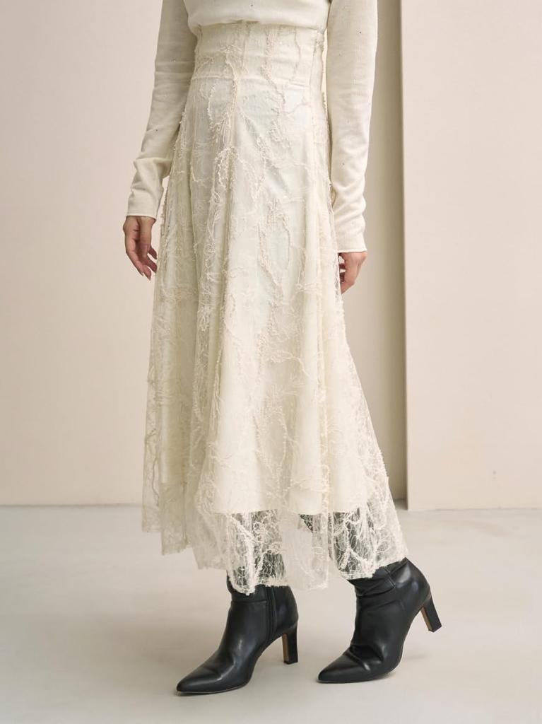 Embroidered Skirt SWFS255051IVR1