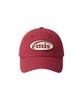 Imiseu Rubber Patch Ball Cap-Red