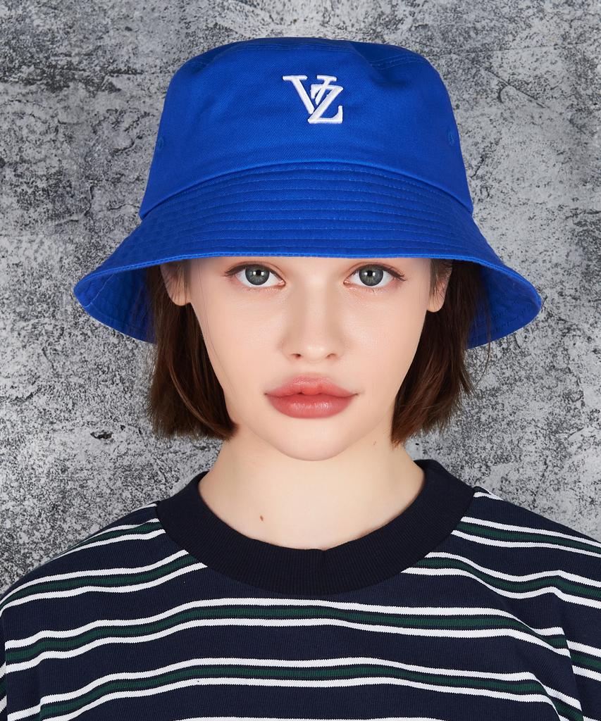 Bajal 3D Monogram Color Bucket Hat Blue