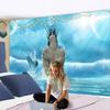 Real Scene Mermaid Tapestry Naked Mermaid Wall Hanging Hippie Sea Wall Tapestry Home Bedroom Dorm Bohemian Wall Cloth Tapiz
