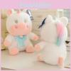 Adorable Unicorn Plush Toy With Cute Bow For Girls Birthday Gift And Cozy Cuddle Pillow