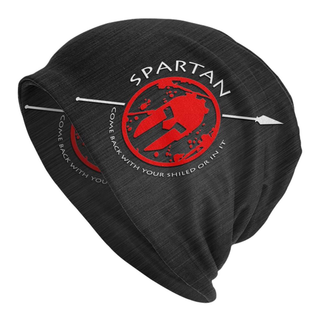 Custom Warrior Of Sparta Beanie Cap Unisex Winter Bonnet Homme Knitted Hats Cool Outdoor Ski Spartan Skullies Beanies Caps