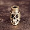 Hatted Skull Head Brass Knife Beads EDC DIY Woven Bracelets Lanyard Pendants Accessories Outdoor Tool Hangings Charms