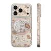 Rotating puppy is suitable for Apple 17promax mobile phone case iphone16 magnetic suction bracket 15 transparent childlike fun 13 soft