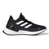 adidas Rapidarun EL K Fabric Slip Resistant Low Top Kids' Running Shoes Black White Kids' EF9258