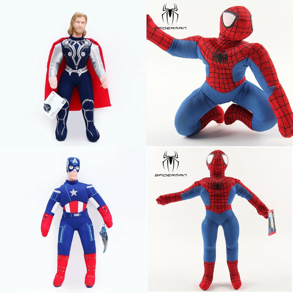 Premium Quality Avengers Plush Toys Featuring Soft Thor Hulk And Captain America Dolls For Kids